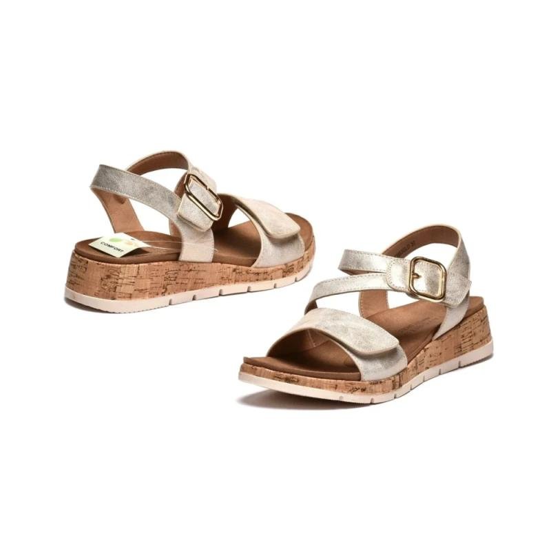 Ženske comfort sandale-LS062663-GLD