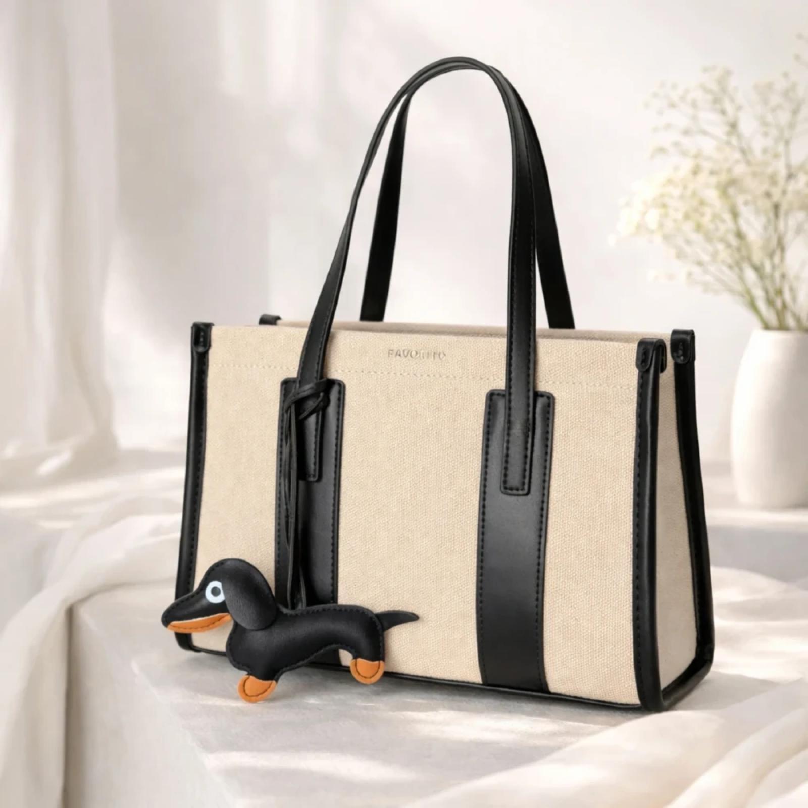 Ženska torba-T012635-BLK